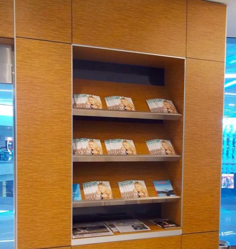 gallery magazine rack system